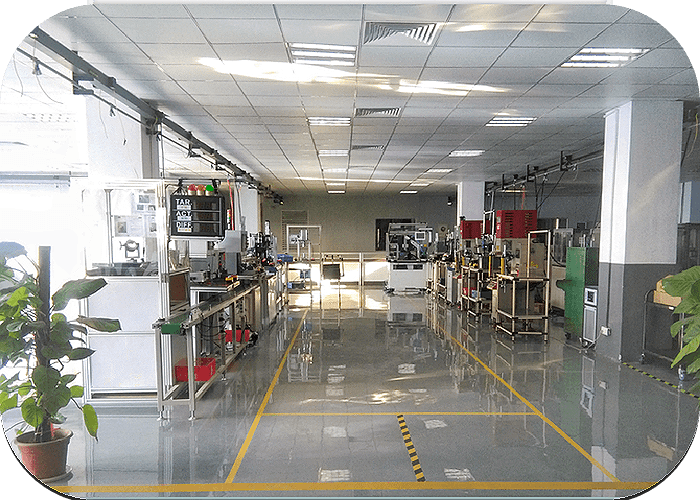 DC motor assembly line – Ruito motor production workshop interior
