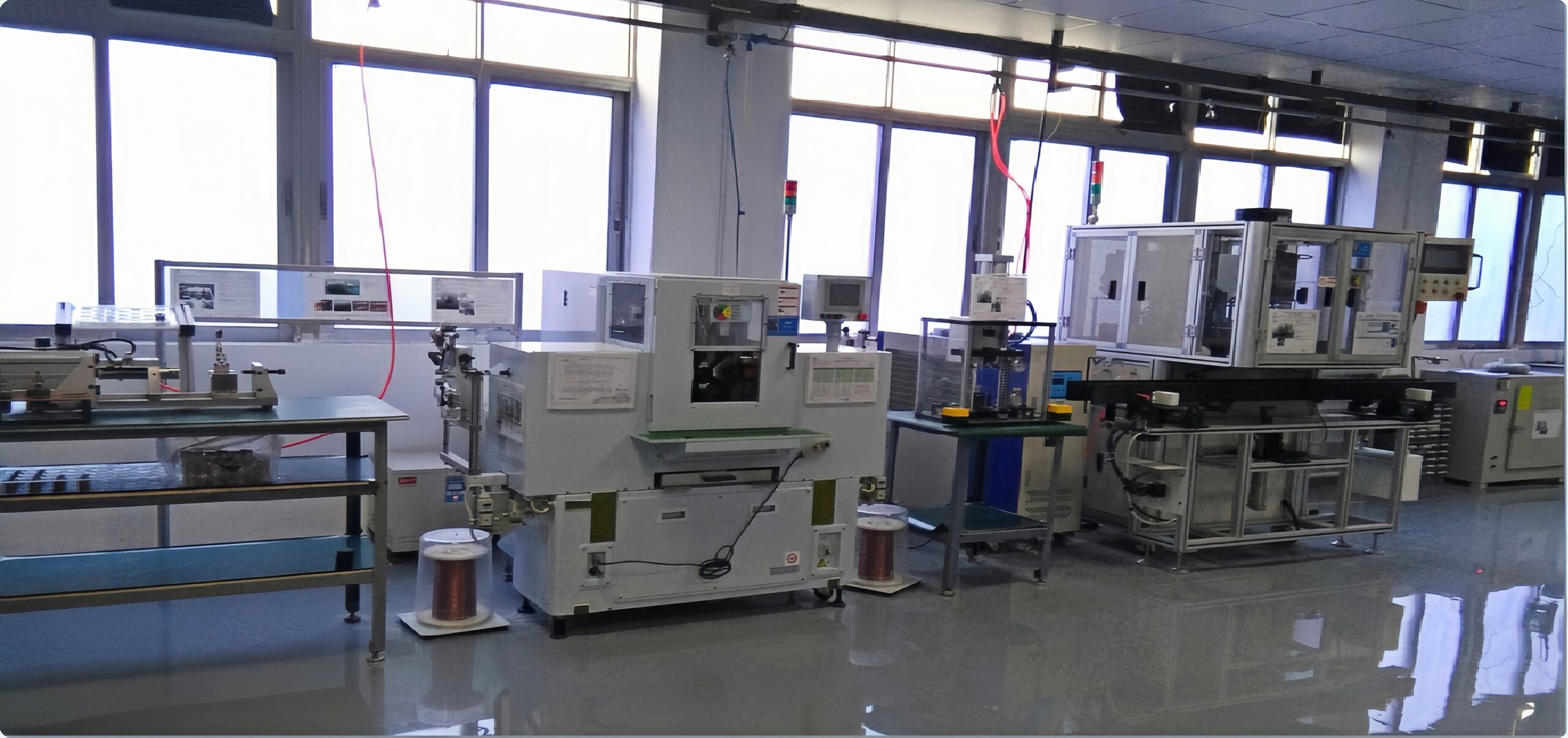 Automated DC motor rotor production line at Ruito factory