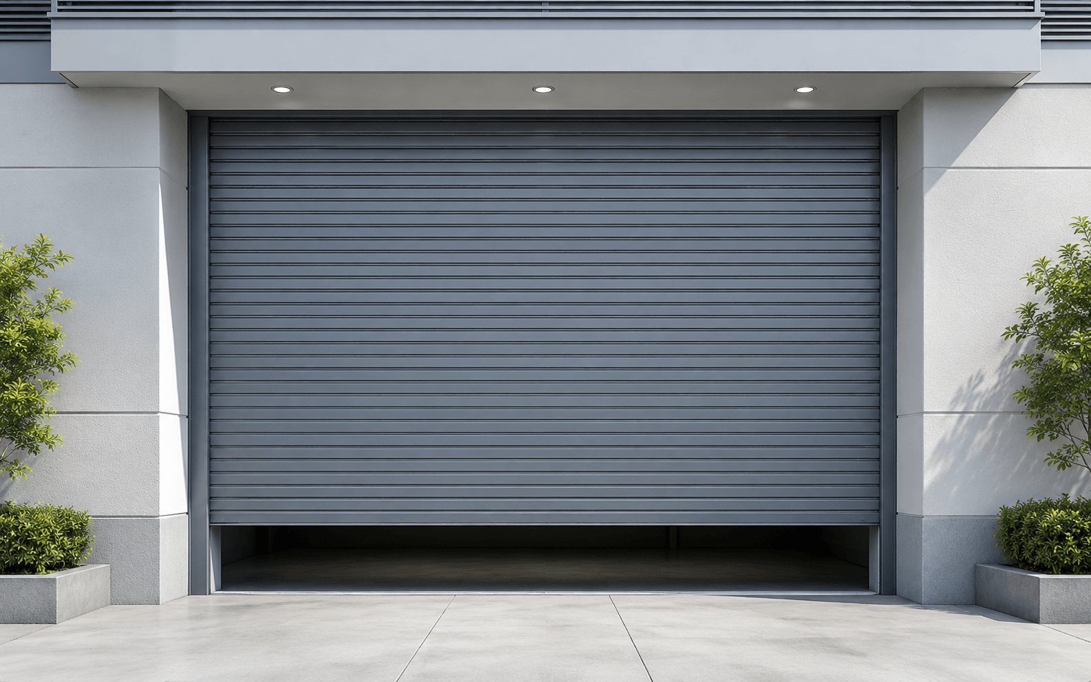 Garage door and roller shutter motor mechanism