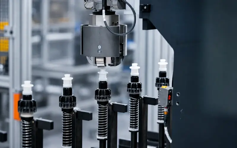 Feeding and positioning mechanism for automation equipment
